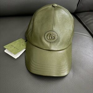 Authentic Gucci Leather Hat